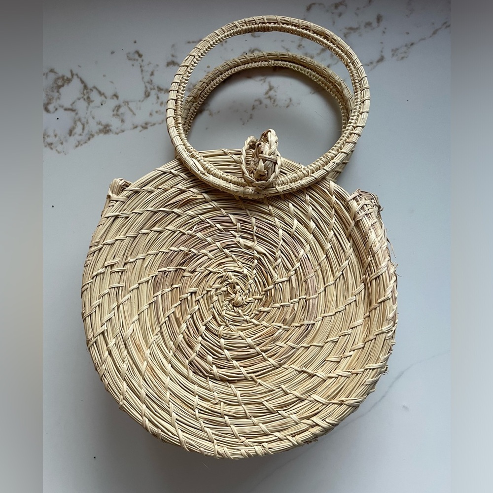 Handmade Straw Bag from Colombia